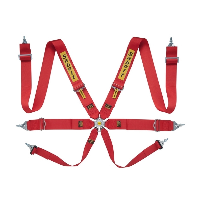 Sabelt Steel Lightweight 6 point HANS